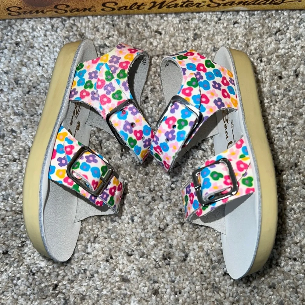 AUTH NIB SALT WATER SANDAL by Hoy Shoes Sun-San - Sea Wees Infant Floral